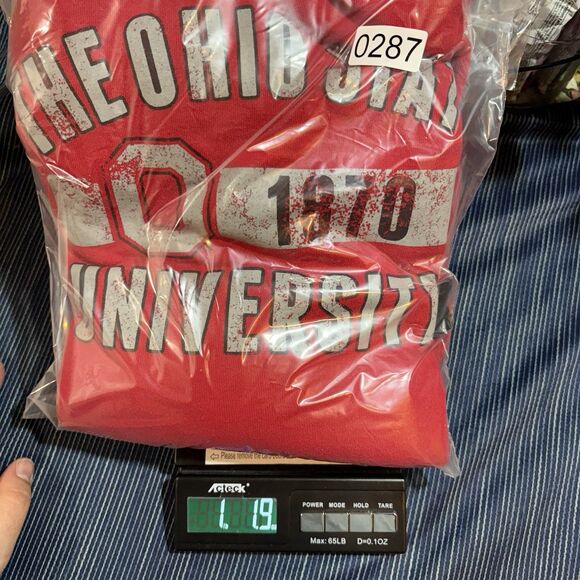 Ohio State University Hoodie Size M Red Buckeyes 1870 Buckeye Nation Graphic - Picture 8 of 8